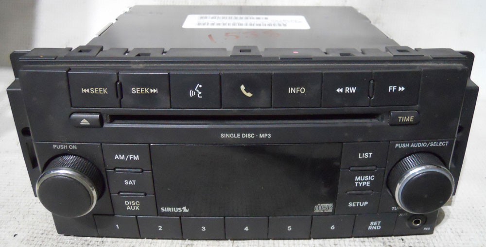 Jeep Grand Cherokee 2008 Factory Stereo MP3 CD Player