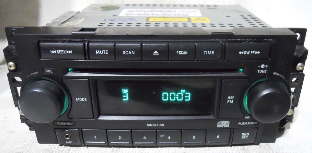 Dodge Charger 2006 2007 Factory Stereo AUX CD Player Radio REF P05064173AK
