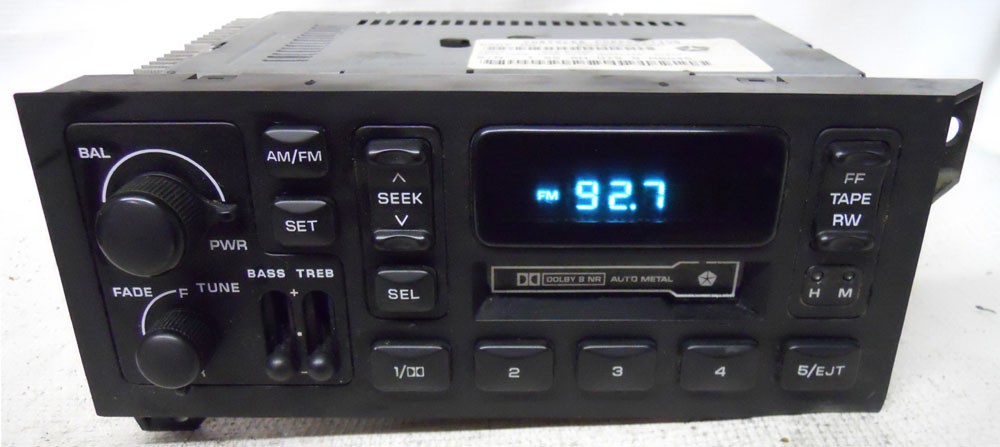 Chrysler 1997 Voyager Radio Programowanie