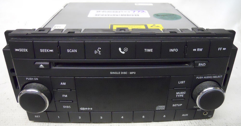 Jeep Liberty 2008 2009 Factory Stereo MP3 CD Player OEM