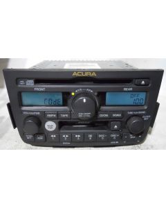 Acura MDX 2003 2004 Factory AM/FM Tape CD Player w/ Rear Entertainment Control 1XF0