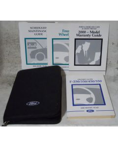 Ford F-250 / 350 / 450 /550 2000 Factory Original OEM Owner Manual User Owners Guide Book