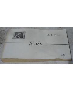 Saturn Aura 2008 Factory Original OEM Owner Manual User Owners Guide Book