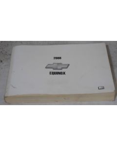 Chevy Equinox 2008 Factory Original OEM Owner Manual User Owners Guide Book