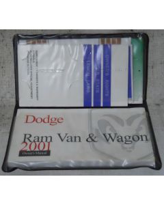 Dodge Ram Van & Wagon 2001 Factory Original OEM Owner Manual User Owners Guide Book