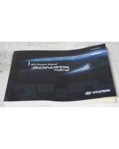 Hyundai Sonata Hybrid 2011 Factory Original OEM Owner Manual User Owners Guide Book