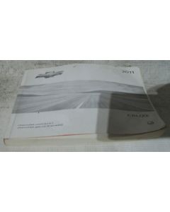 Chevy Cruze 2011 Factory Original OEM Owner Manual User Owners Guide Book