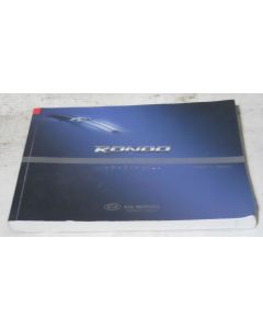 Kia Rondo 2007 Factory Original OEM Owner Manual User Owners Guide Book