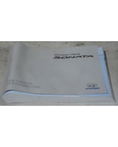 Hyundai Sonata 2016 Factory Original OEM Owner Manual User Owners Guide Book