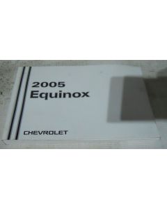 Chevy Equinox 2005 Factory Original OEM Owner Manual User Owners Guide Book