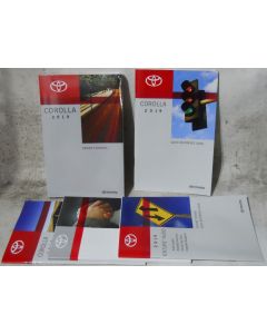 Toyota Corolla 2019 Factory Original OEM Owner Manual User Owners Guide Book