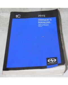 Scion tC 2015 Factory Original OEM Owner Manual User Owners Guide Book