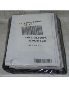 Nissan Versa Sedan 2014 Factory Original OEM Owner Manual User Owners Guide Book