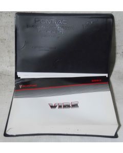 Pontiac Vibe 2003 Factory Original OEM Owner Manual User Owners Guide Book