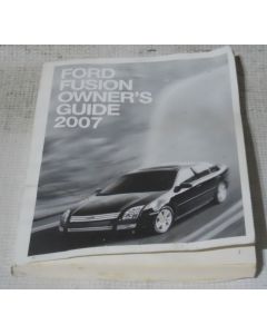 Ford Fusion 2007 Factory Original OEM Owner Manual User Owners Guide Book