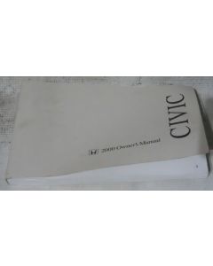 Honda Civic 2000 Factory Original OEM Owner Manual User Owners Guide Book