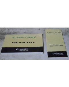 Hyundai Tiburon 2007 Factory Original OEM Owner Manual User Owners Guide Book