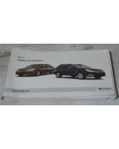 Subaru Legacy / Outback 2012 Factory Original OEM Owner Manual User Owners Guide Book