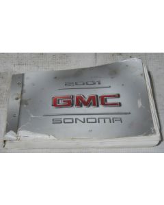 GMC Sonoma 2001 Factory Original OEM Owner Manual User Owners Guide Book