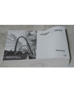 Chevy Camaro 2015 Factory Original OEM Owner Manual User Owners Guide Book