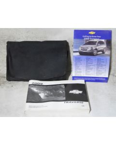Chevy Traverse 2009 Factory Original OEM Owner Manual User Owners Guide Book