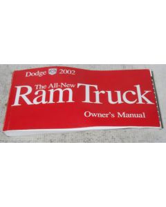 Dodge Ram Truck 2002 Factory Original OEM Owner Manual User Owners Guide Book