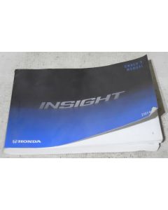 Honda Insight 2014 Factory Original OEM Owner Manual User Owners Guide Book