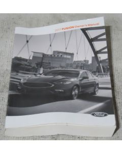 Ford Fusion 2017 Factory Original OEM Owner Manual User Owners Guide Book