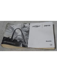 Chevy Sonic 2015 Factory Original OEM Owner Manual User Owners Guide Book