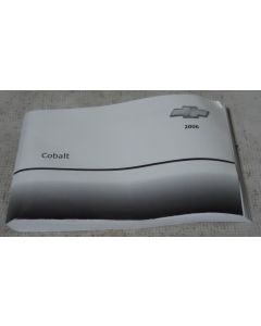 Chevy Cobalt 2006 Factory Original OEM Owner Manual User Owners Guide Book