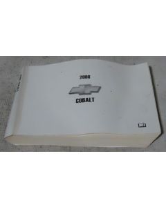 Chevy Cobalt 2008 Factory Original OEM Owner Manual User Owners Guide Book