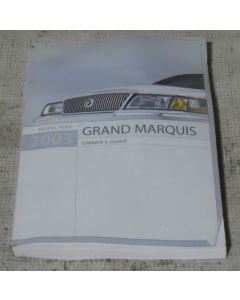 Mercury Grand Marquis 2003 Factory Original OEM Owner Manual User Owners Guide Book