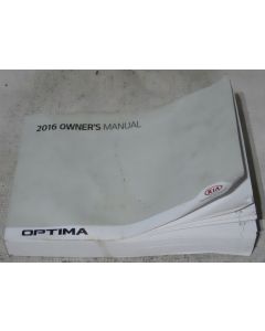 Kia Optima 2016 Factory Original OEM Owner Manual User Owners Guide Book