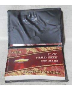 Chevy Silverado Truck 1998 Factory Original OEM Owner Manual User Owners Guide Book
