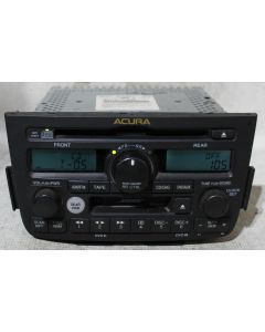 Acura MDX 2003 2004 Factory AM/FM Tape CD Player w/ Rear Entertainment Control 1XF0